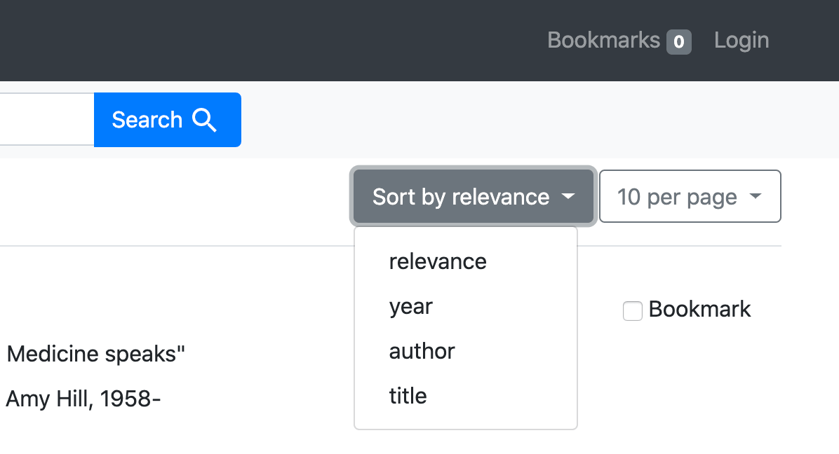 Blacklight sort field dropdown